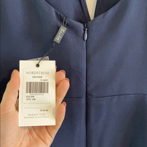 Bardot navy dress - Picture 4 of 4